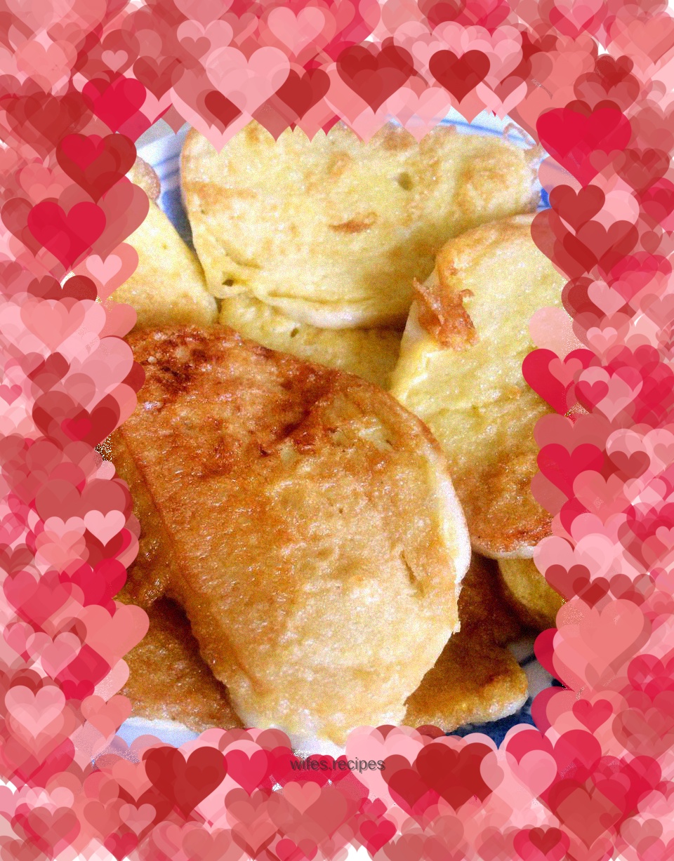 Egg steamed bun slices