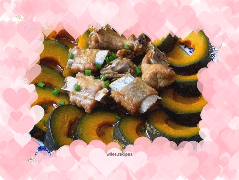 Pumpkin Steamed Pork Ribs
