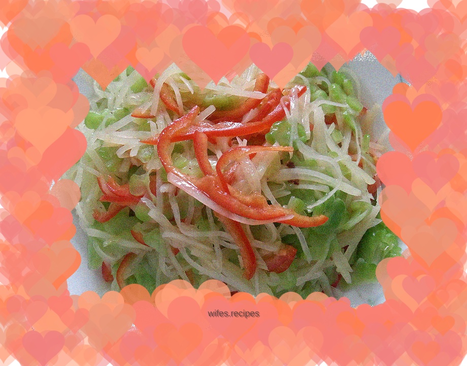 Stir-fried Bitter Melon and Shredded Potatoes