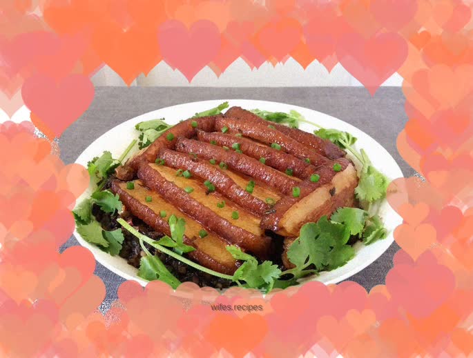 Braised pork with pickled vegetables