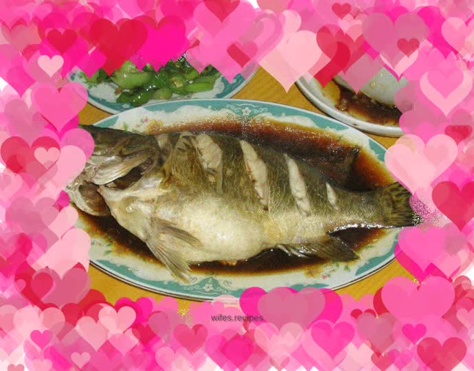 Steamed mandarin fish