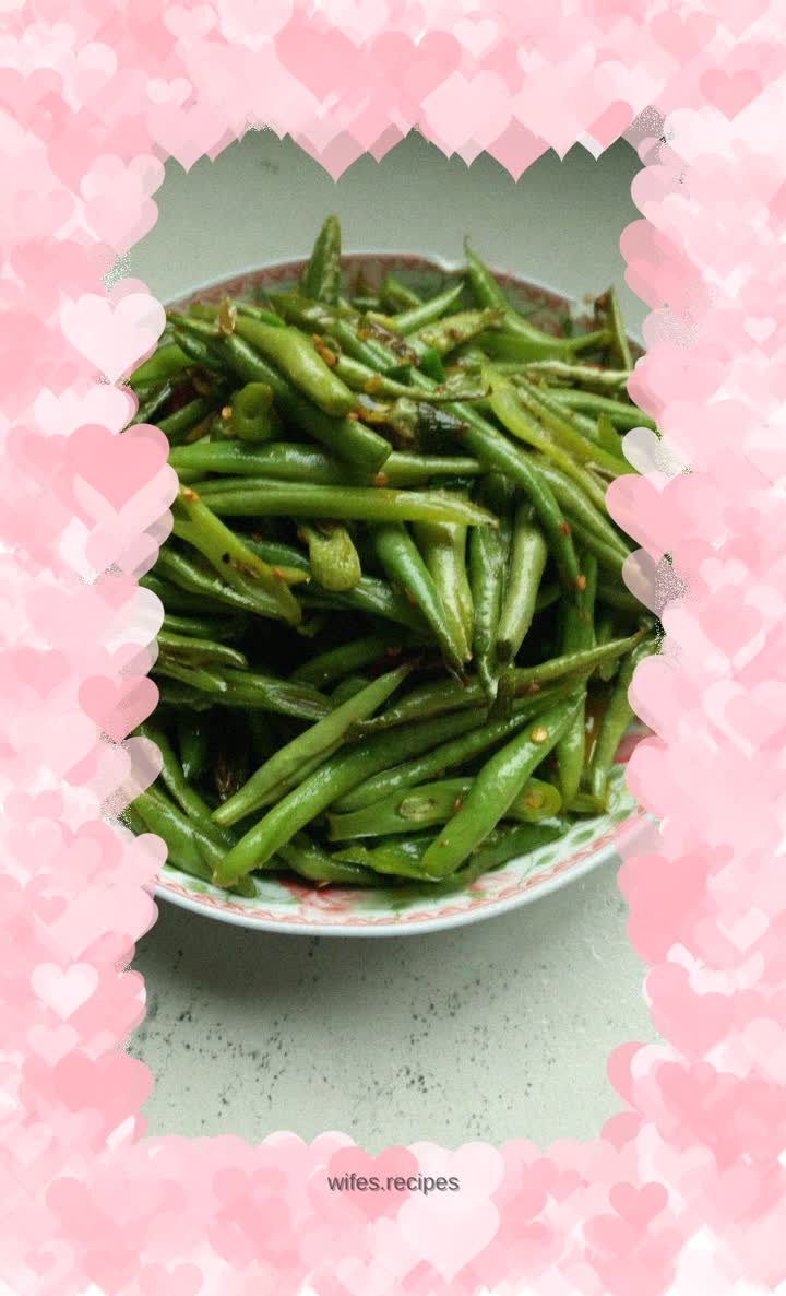 Stir-fried green beans