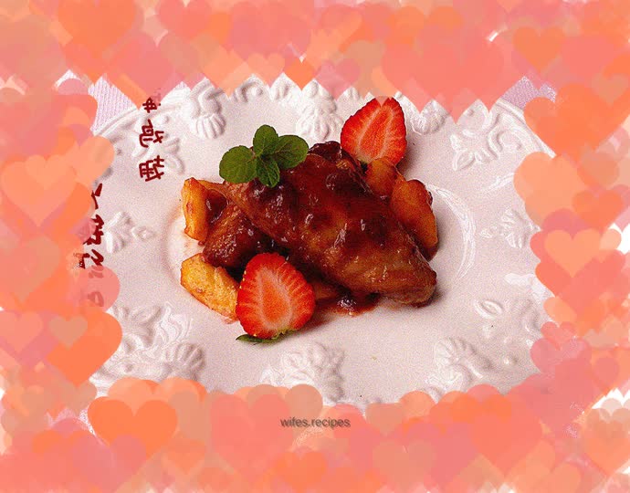 Beginning of the Year of the Snake: Strawberry Chicken Wings