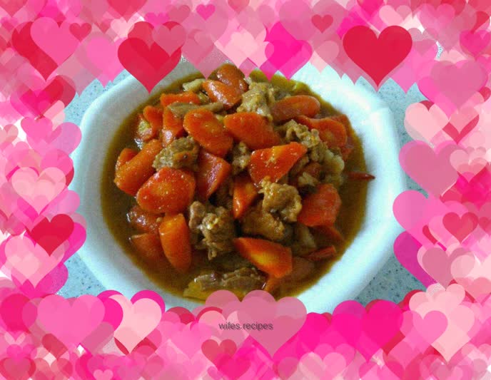 Mutton roasted with radish