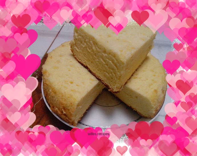 Rice cooker version of "Egg Cake"