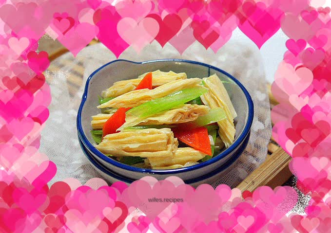 Cold Celery and Bean Curd