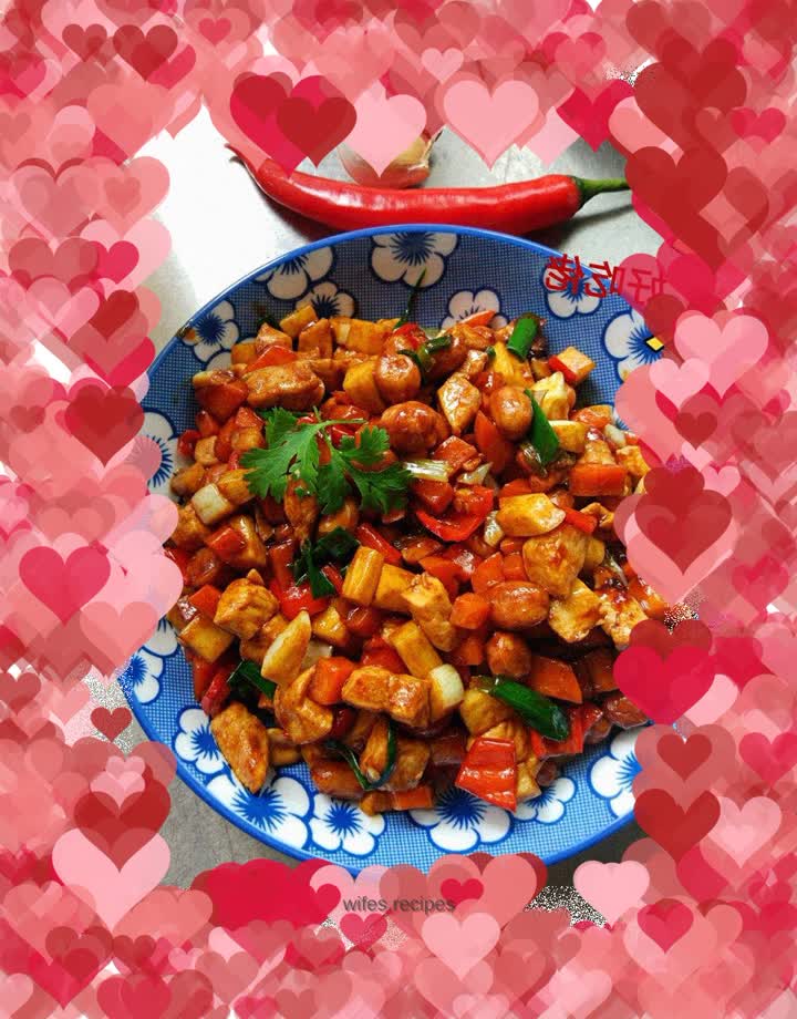 The delicious Kung Pao Chicken
