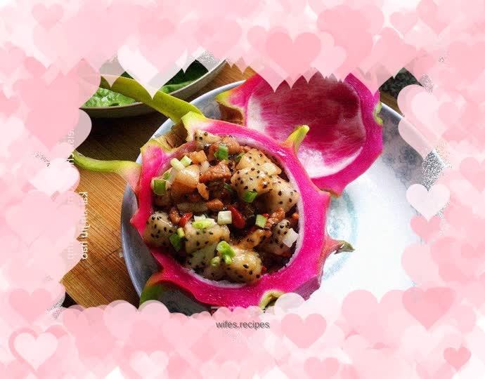 Dragon Fruit Vinegar Pork