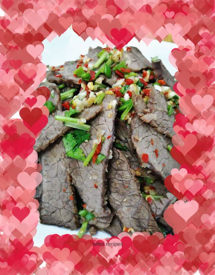 Dried beef with raw pepper