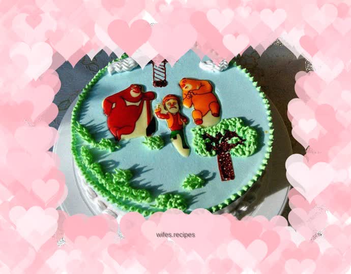 Chocolate transfer cake