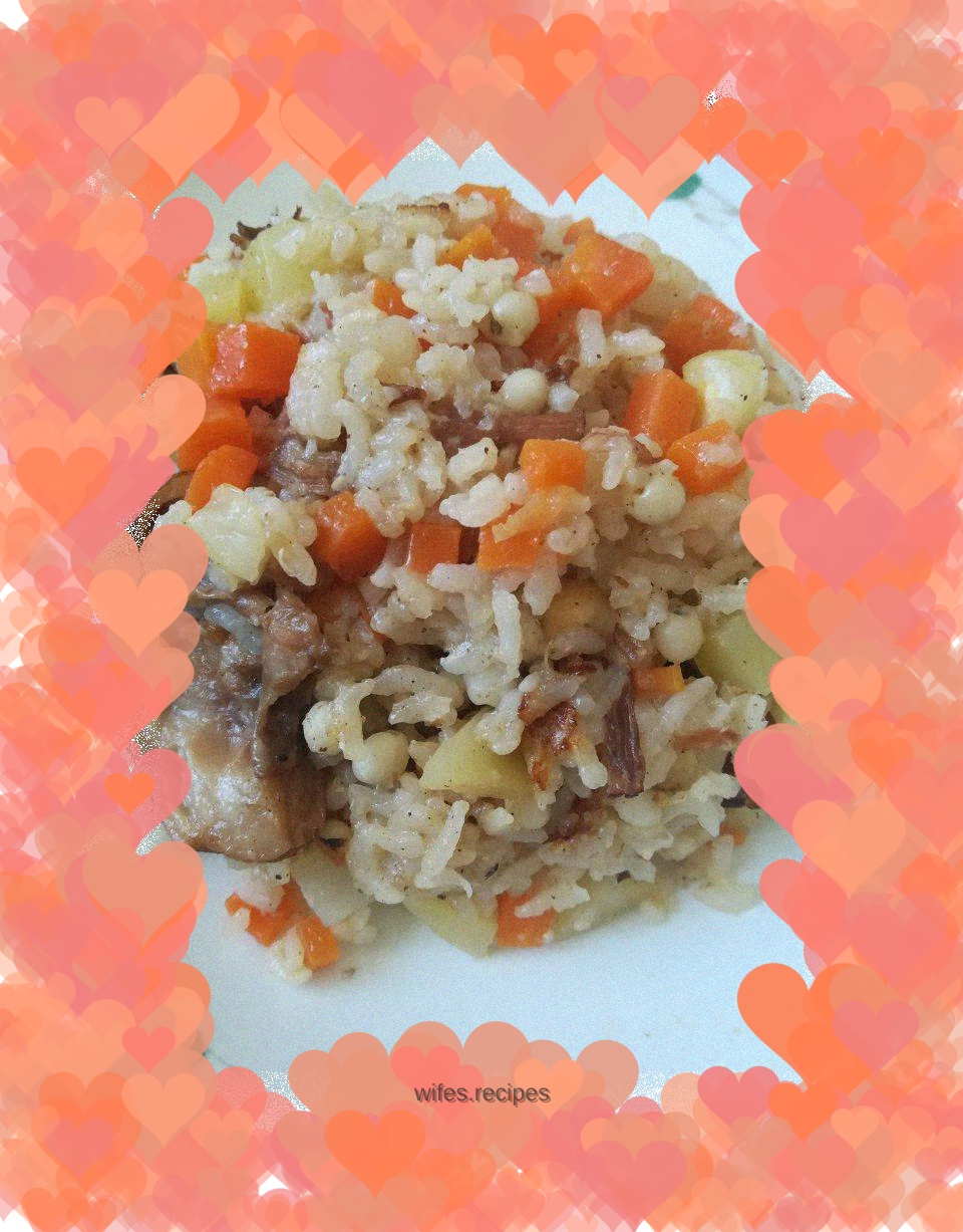 Homemade pilaf