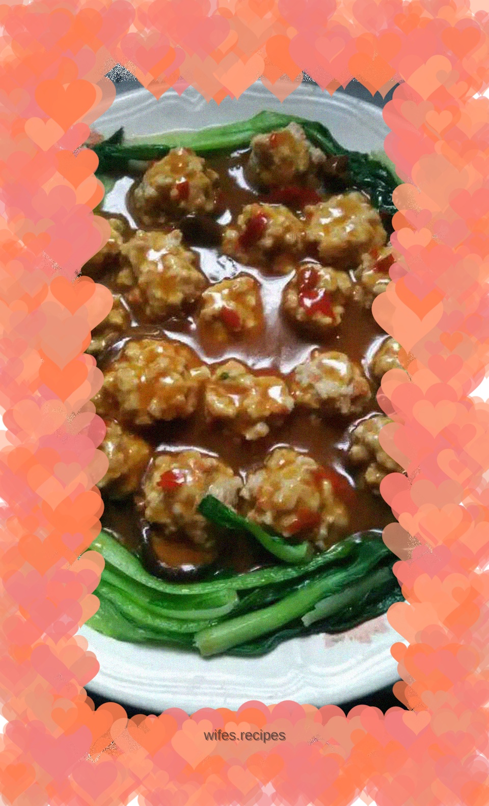 Tofu and Pork Stuffed with Shiitake Mushrooms