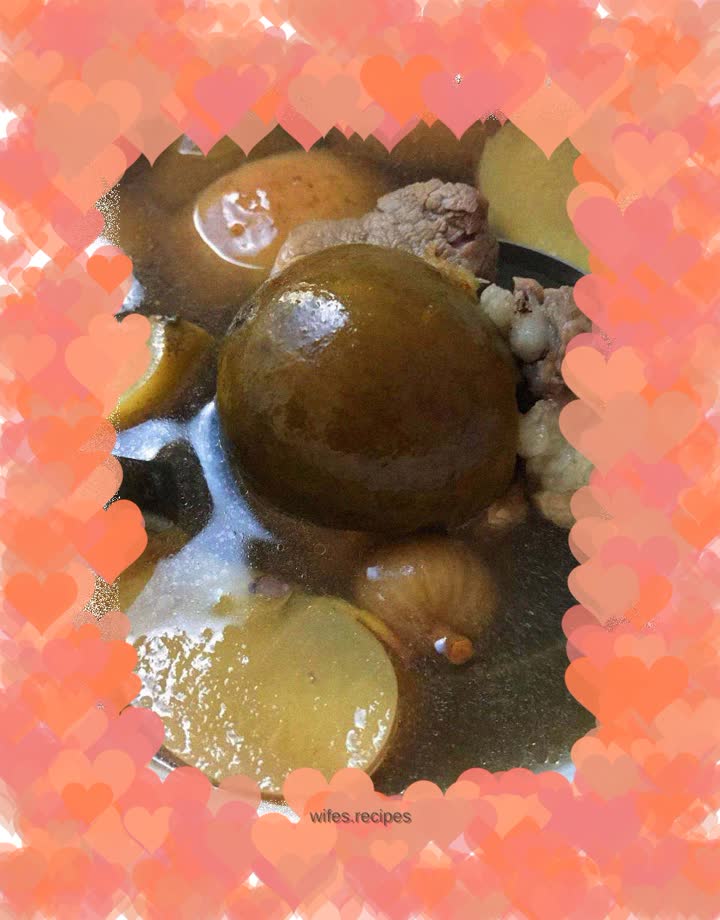 Luo Han Guo Apple Lean Meat Expelling Phlegm and Nourishing Lung Decoction