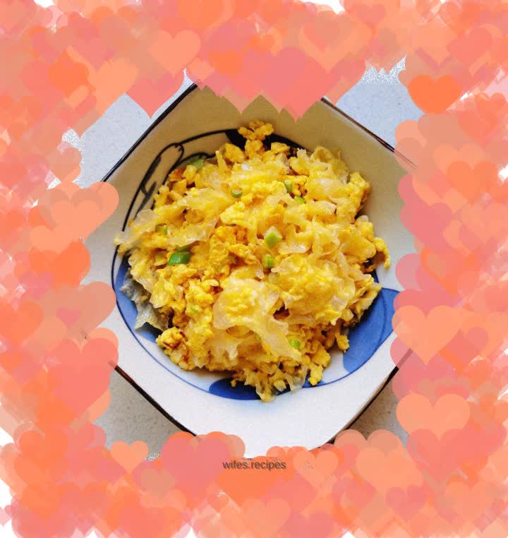 Tremella scrambled eggs
