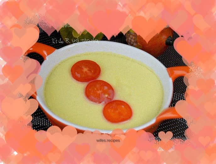 Sea bream egg custard