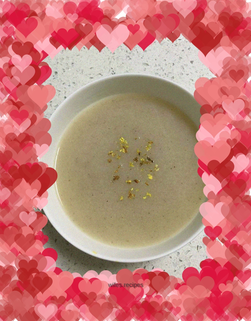 Yam and red dates paste