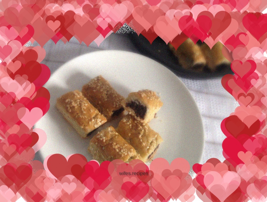 Golden bean paste roll