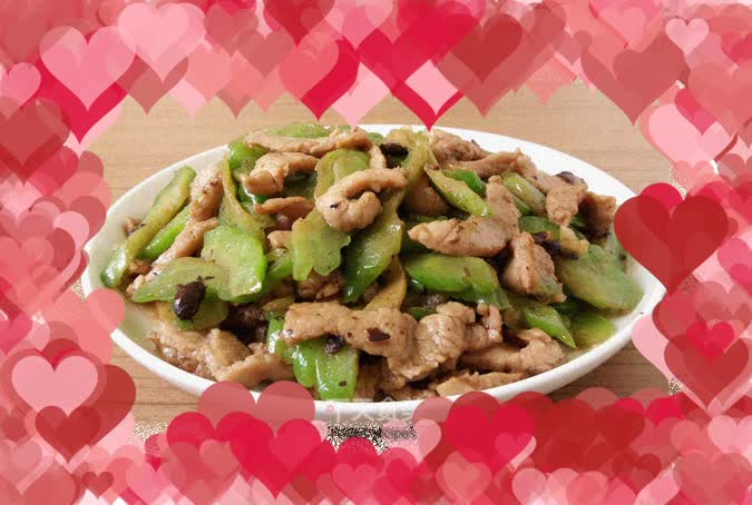 Stir-fried Pork with Black Bean Sauce and Bitter Melon