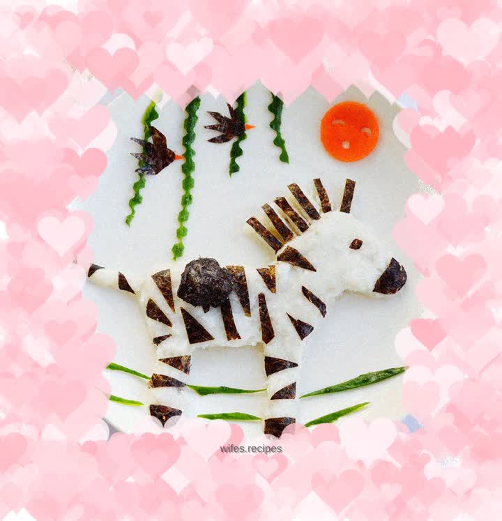 Pony crossing the river