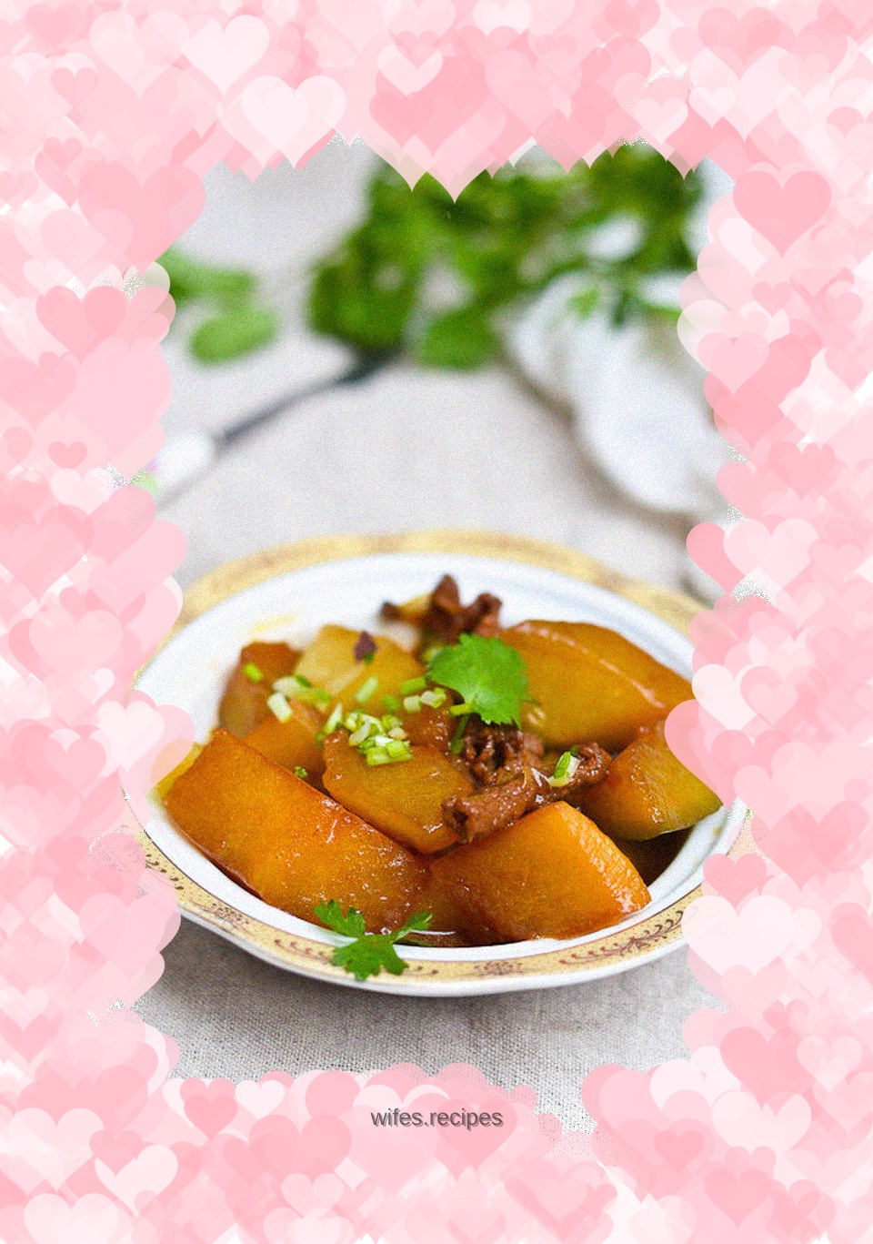 Mutton roasted with radish