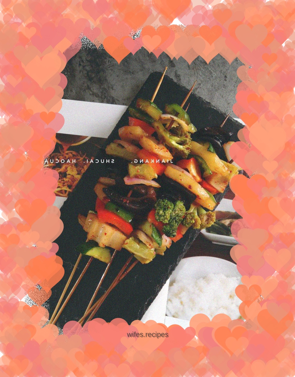 Vegetable skewers