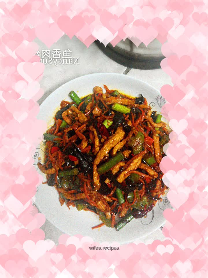 One of my favorite home-cooked dishes - fish-flavored shredded pork
