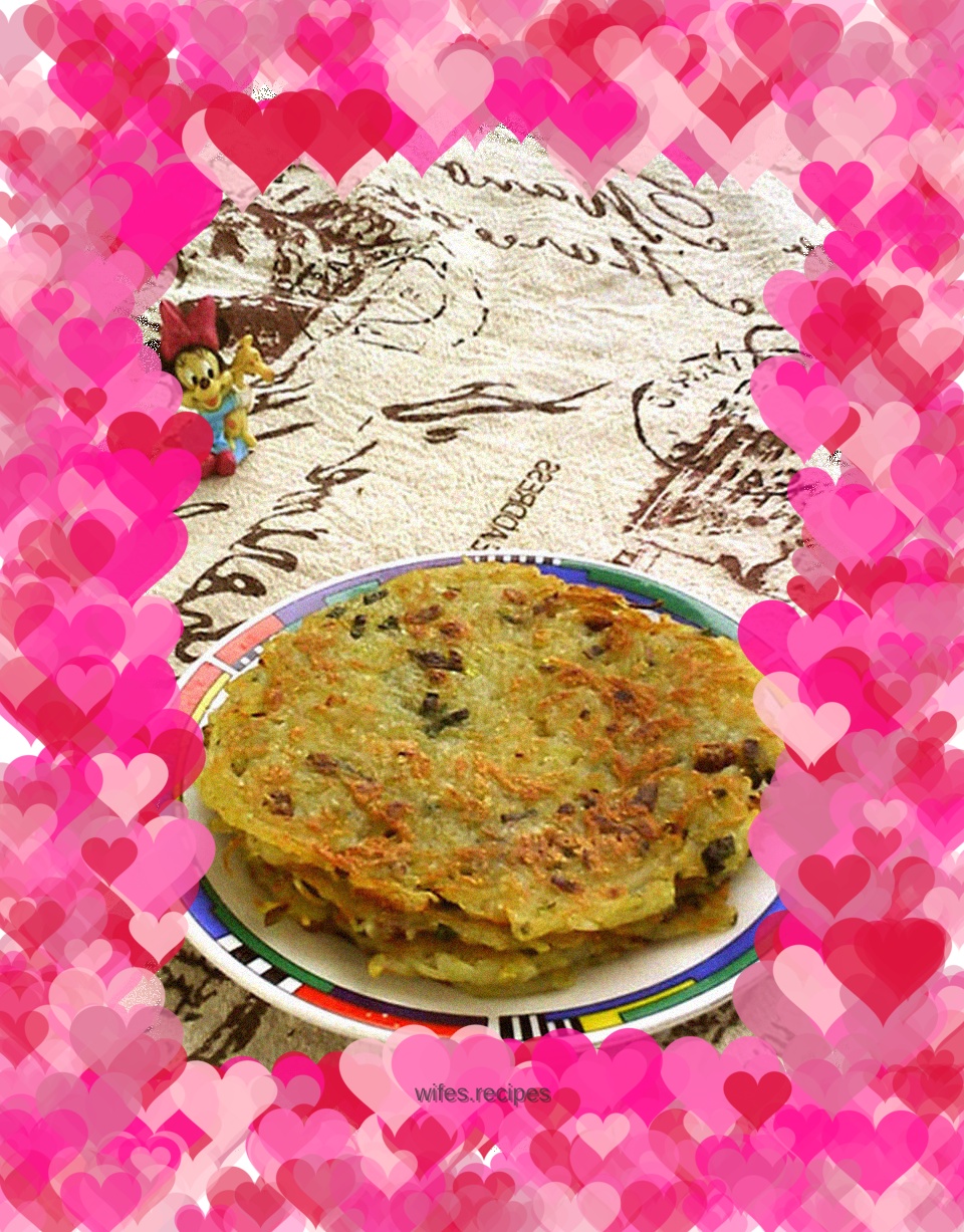 Onion and Potato Shredded Pancakes