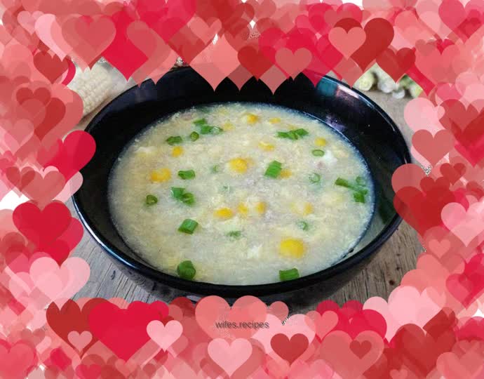 Minced Pork Corn Egg Custard