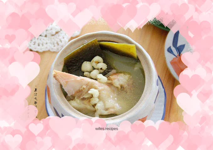 Barley and kelp bone soup