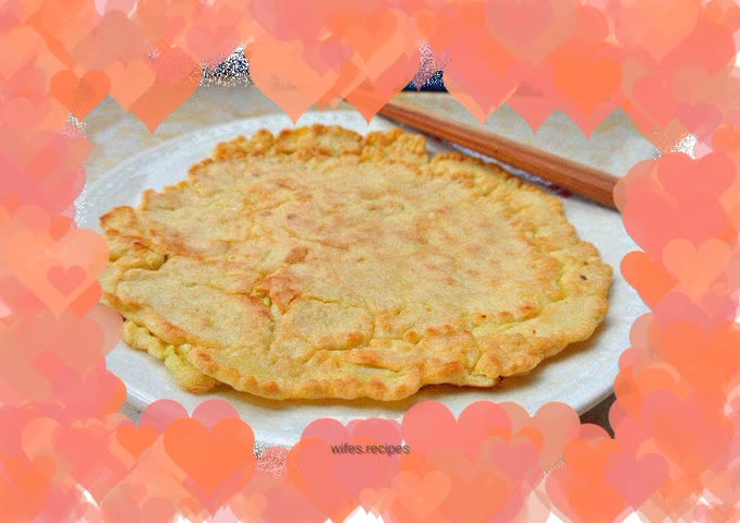 Egg batter cake