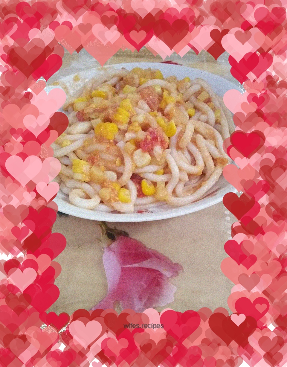 Super simple udon noodles