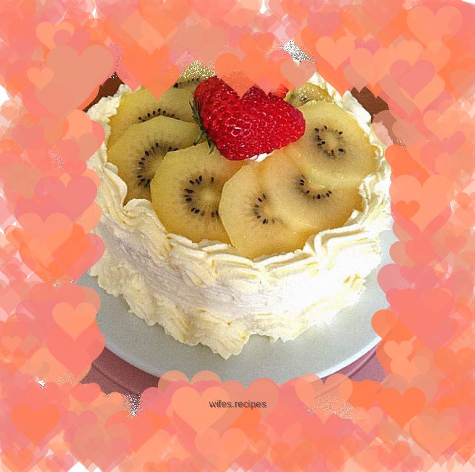 Kiwi Cream Cake