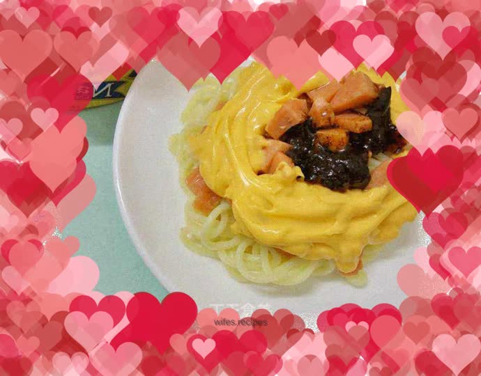 Cheese sauce doll noodles