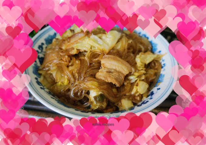 Pork stewed vermicelli