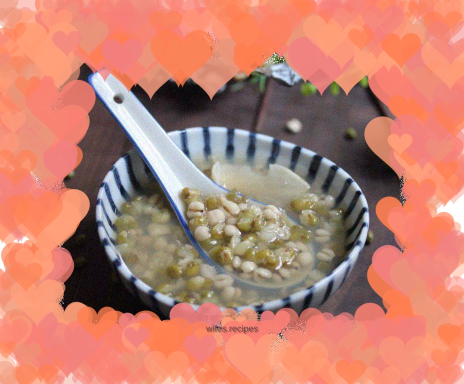 Mint Mung Bean Lily Drink