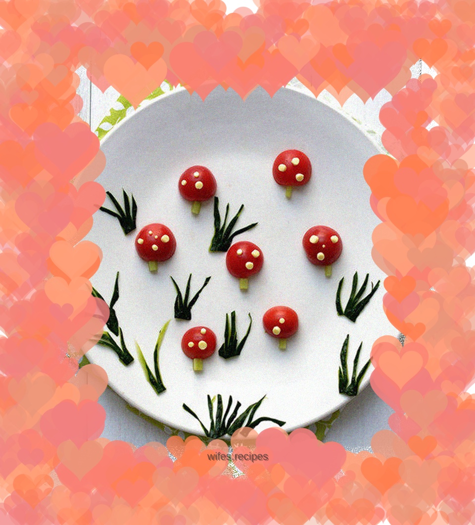 Cute and brave little mushroom