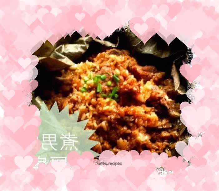 Lotus-flavored glutinous rice pork ribs--a lazy summer dish