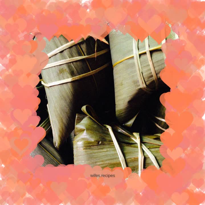 Ten bacon rice dumplings