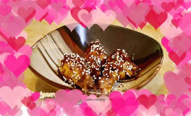 Braised chicken shanks