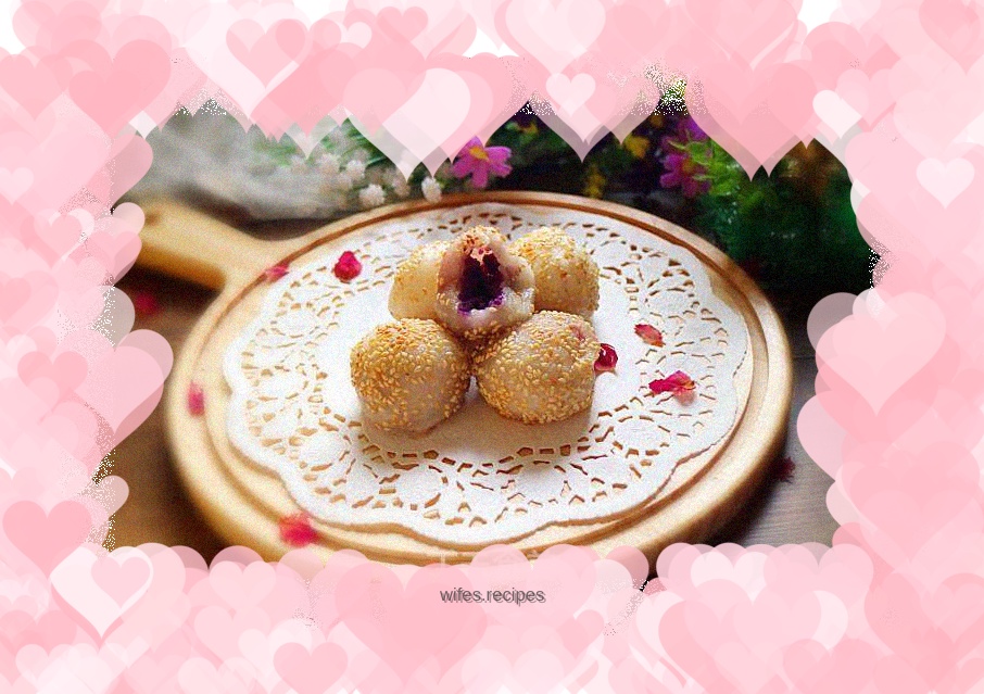 Purple Sweet Potato Sesame Balls