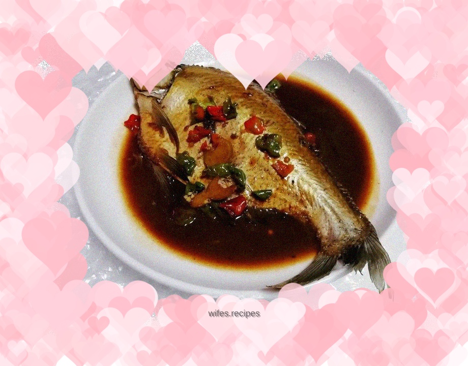 Braised bream