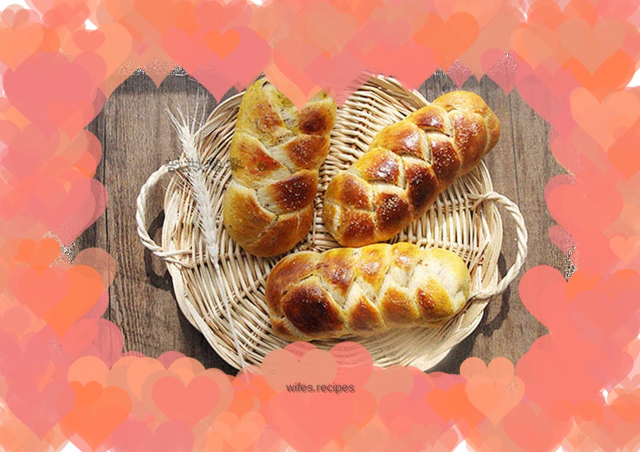 Raisin braided bread