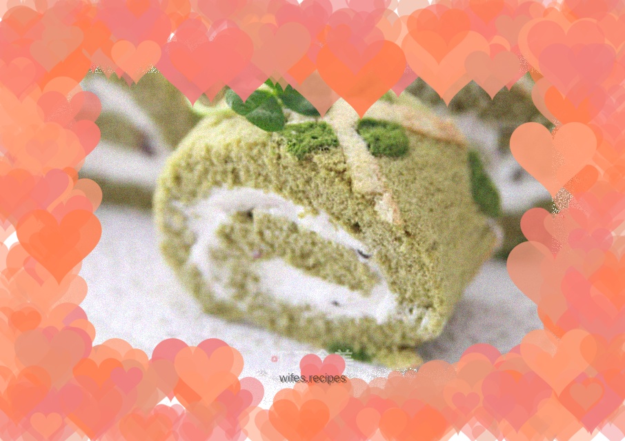 Matcha Honey Bean Cake Roll - a favorite among Matcha lovers, the temptation is irresistible with its mouth-watering Matcha aroma!