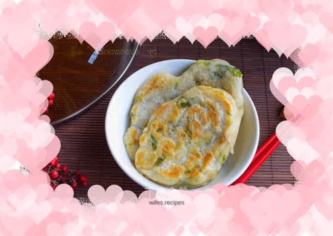 Chive sourdough breakfast pancake