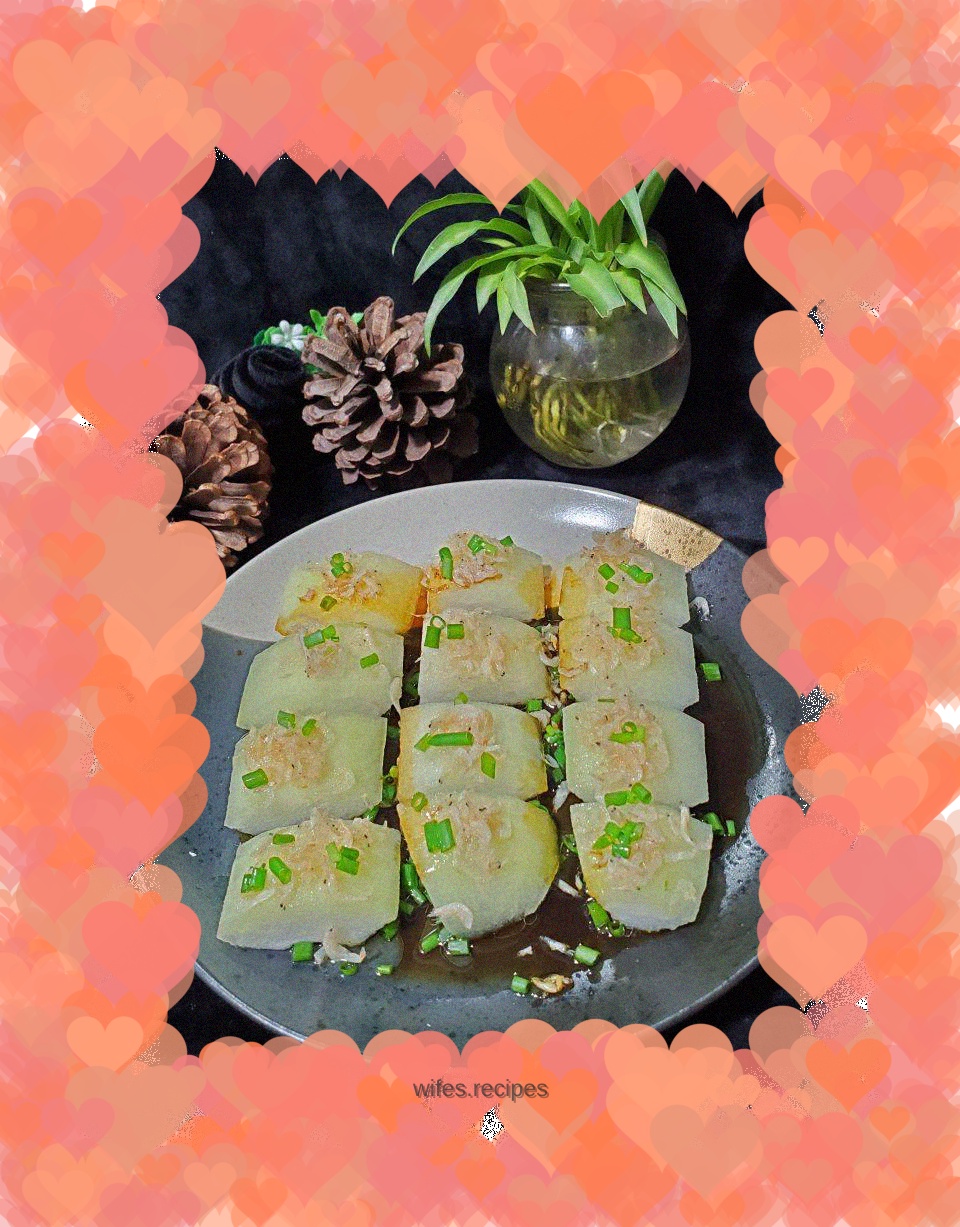 Steamed Winter Melon with Shrimp Skin