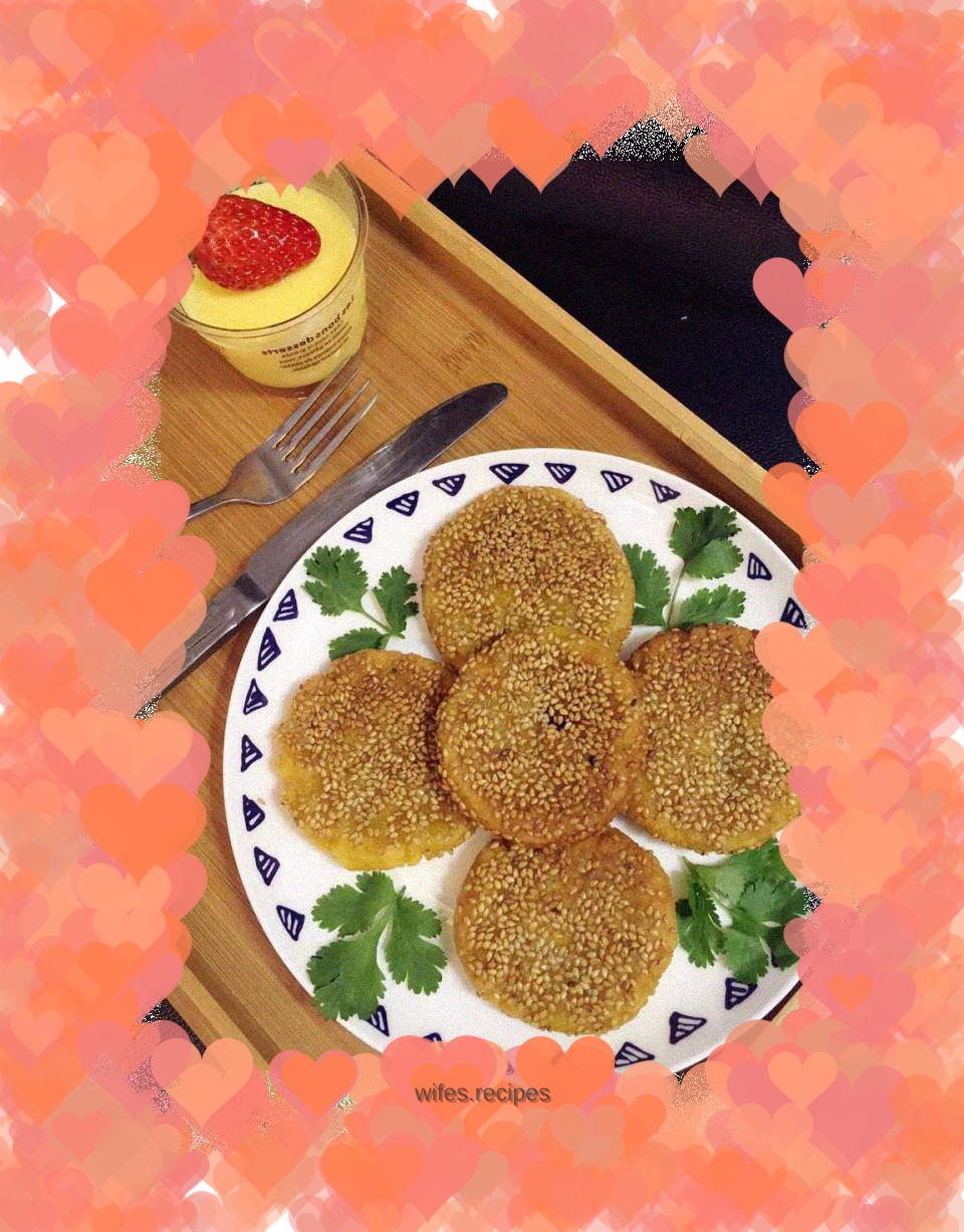 Pumpkin sesame cake