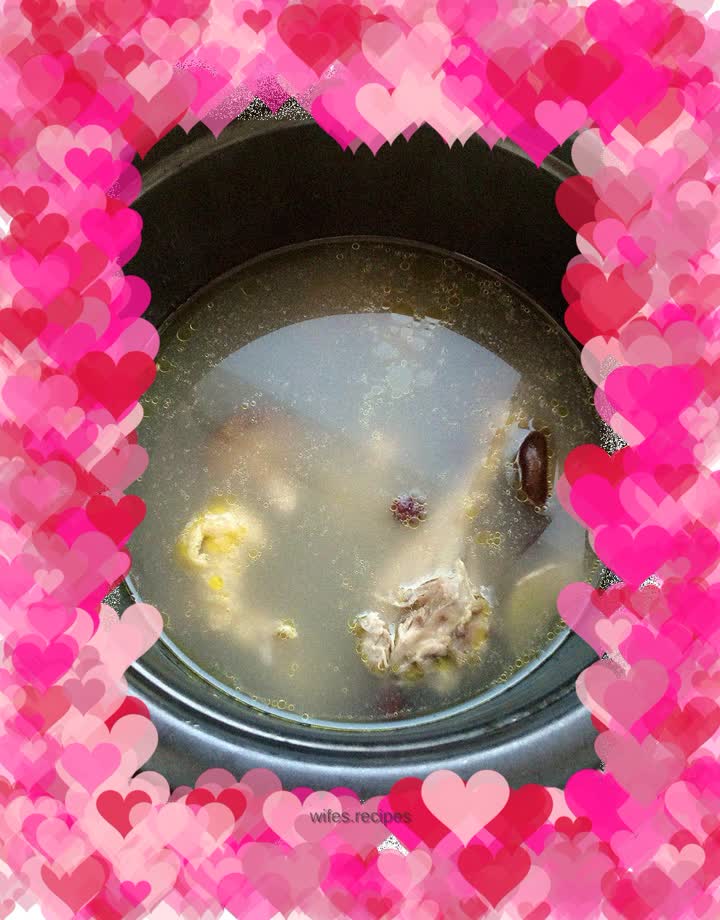 Mushroom, Yam and Chicken Leg Soup