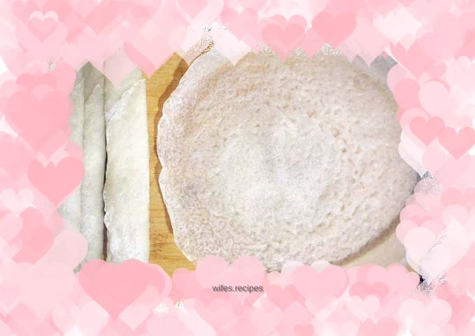 Sweet potato flour skin