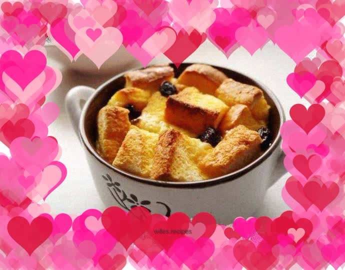 Custard Toast Pudding