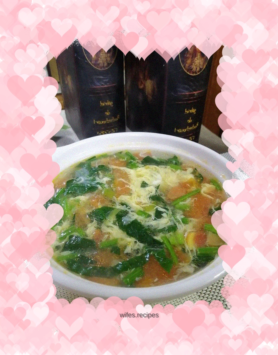 Tomato and Egg Drop Soup